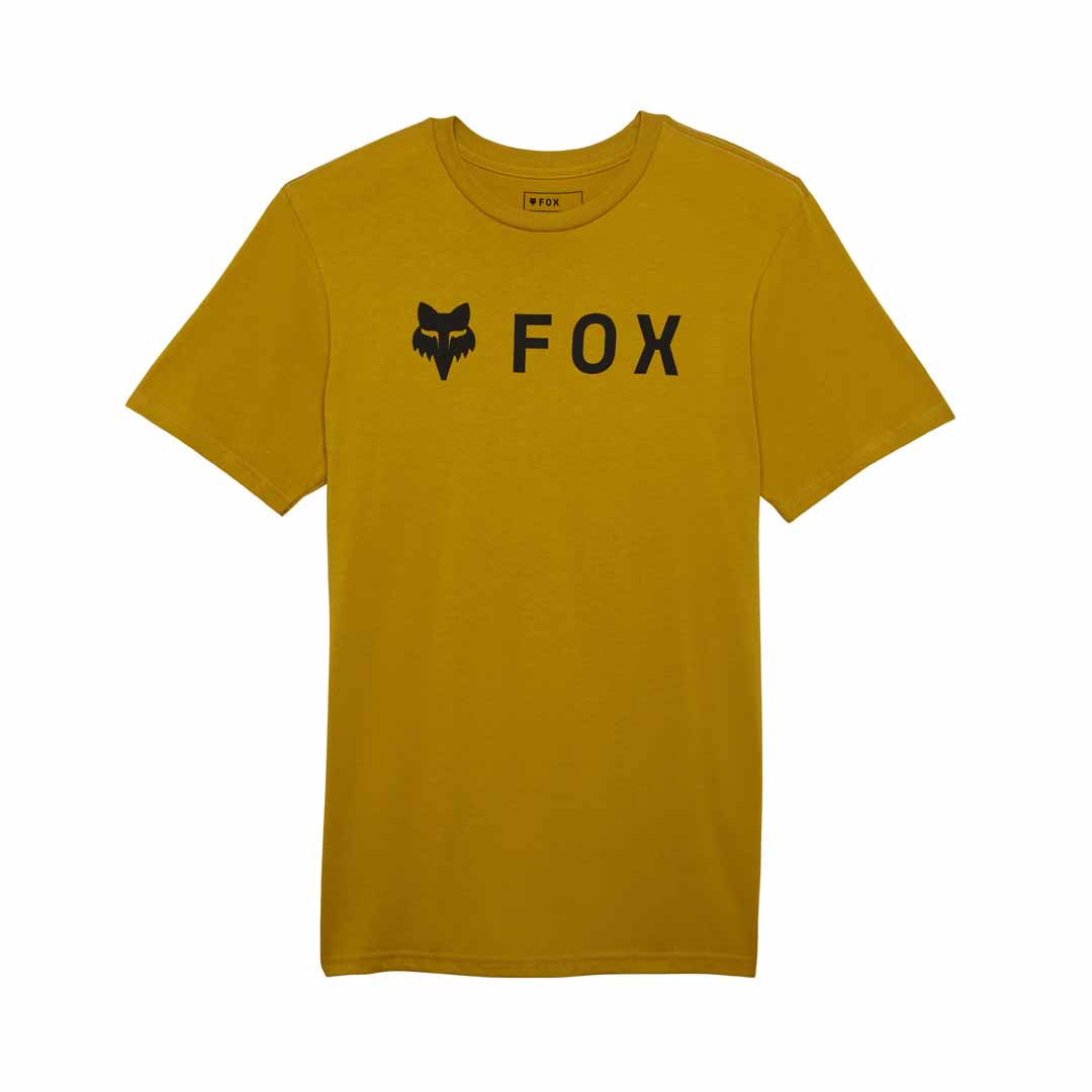 ABSOLUTE SS PREM TEE -MUSTARD
