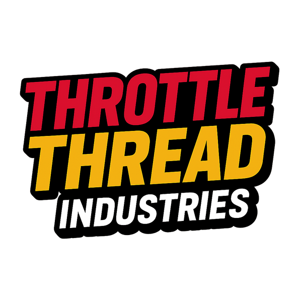Throttle Threads Logo Throttle Thread Industries